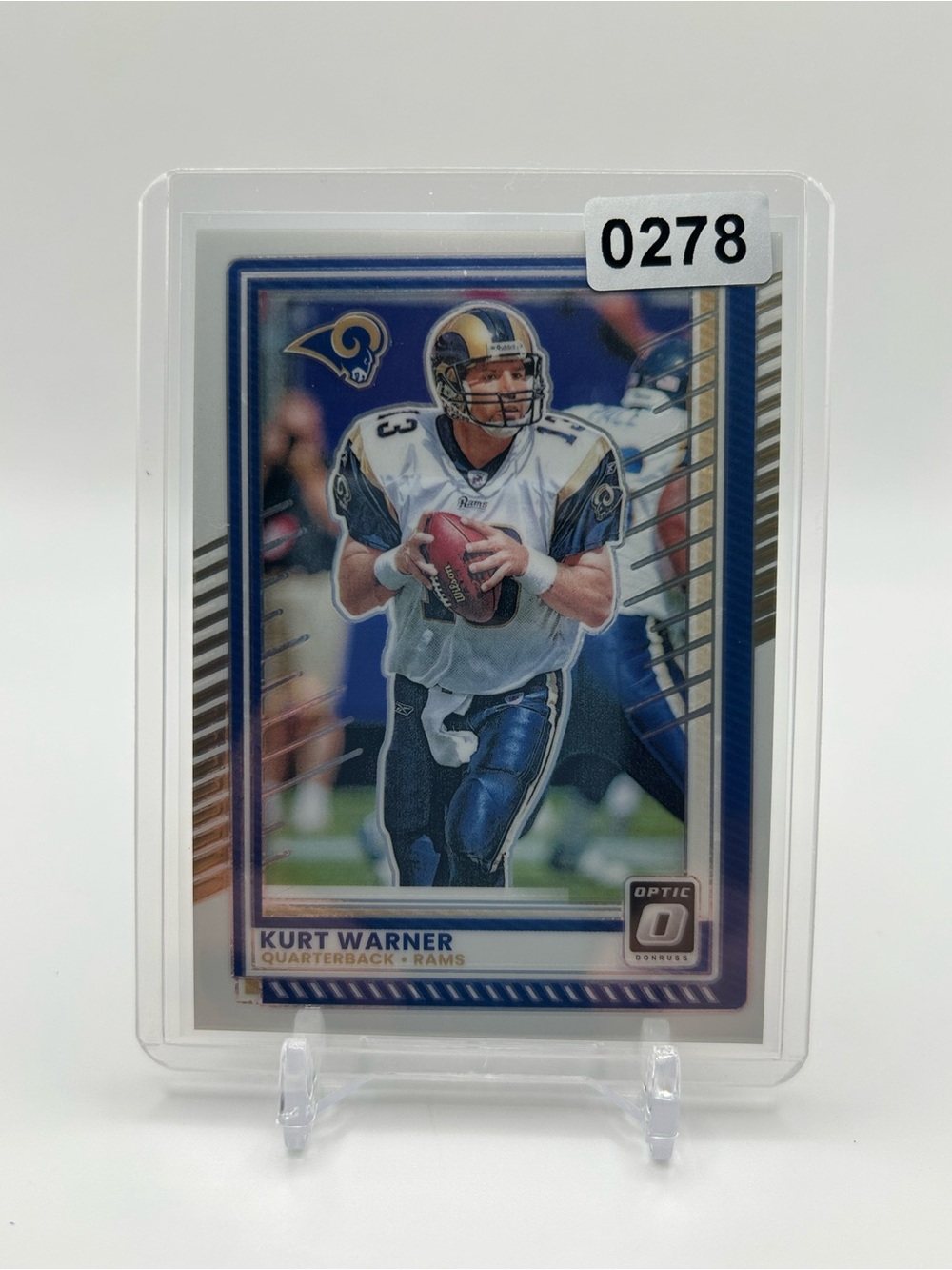 Kurt Warner St. Louis Rams Football Trading Card 🏈